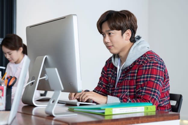 Student preparing for IELTS